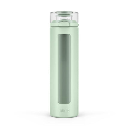 Ello Syndicate 20oz Reusable Glass Water Bottle wi