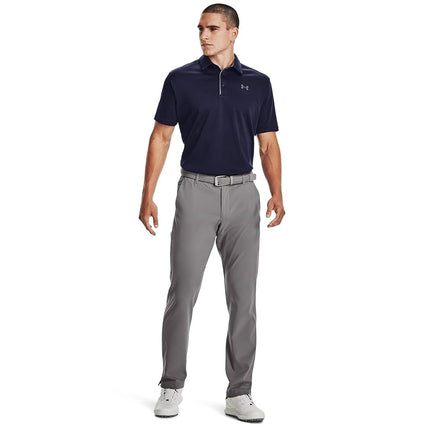 Polo Under Armour Tech para hombre - Azul marino/Grafito/Grafito (410), XS