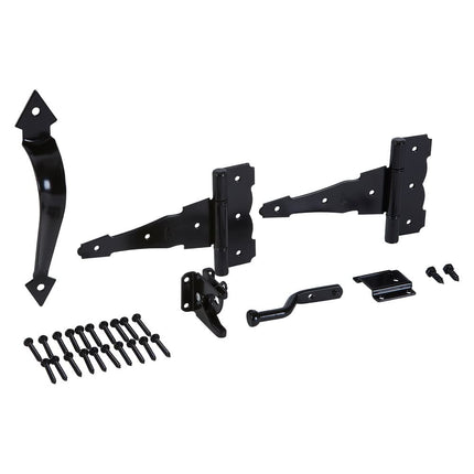 National Hardware N343-467 Decorative Gate Kit, Black, 0