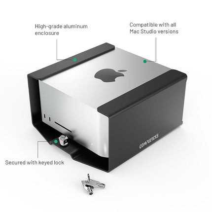 COMPULOCKS Mac Studio Security Stand with Lock Head Included