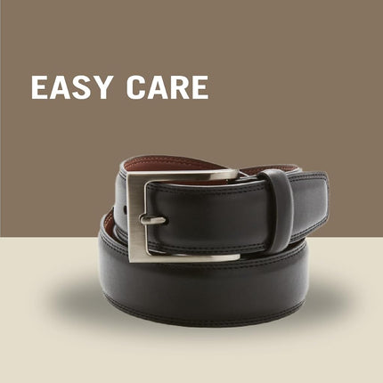 Perry Ellis Men's Timothy Leather Belt (Sizes 30-54 Inches Big & Tall), Brown, 44