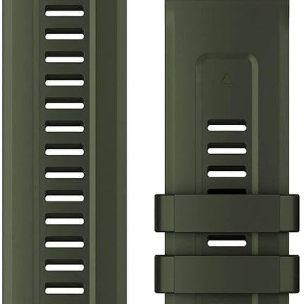 Garmin 26mm QuickFit watch band, Silicone, Moss