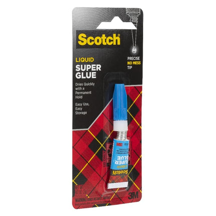 Pegamento líquido Scotch Super Glue, 2 g, 1 paquete (AD118D)