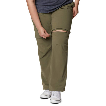 Columbia Women's Saturday Trail II Convertible Pant, Stone Green, 16W Short