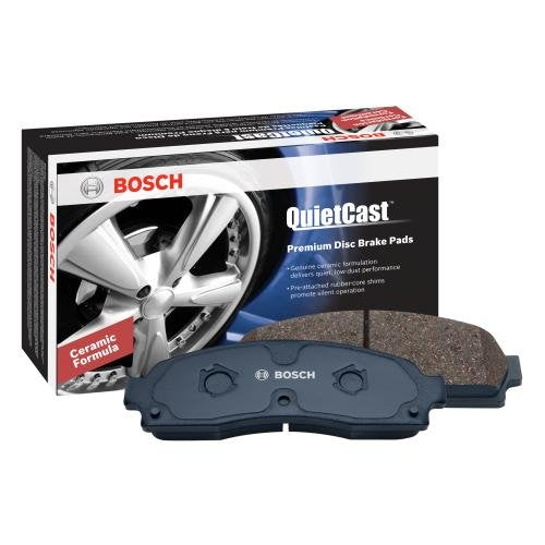 Bosch BC1119 QuietCast Premium Ceramic Disc Brake Pad Set For Hummer: 2006-2010 H3, 2009-2010 H3T; Front