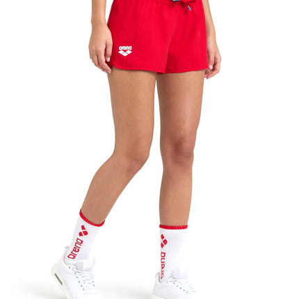ARENA Women's Solid Shorts Red