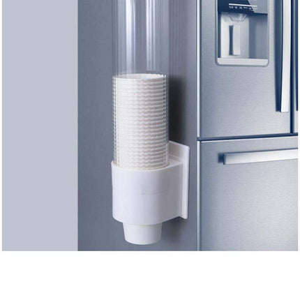 HKeeper Large Disposable Cup Holder Wall Mounted,Cup Dispenser, Paper or Plastic Cup Organizer, Including Magnet for fix (L is Suitable for 8-14 Ounce Cups)