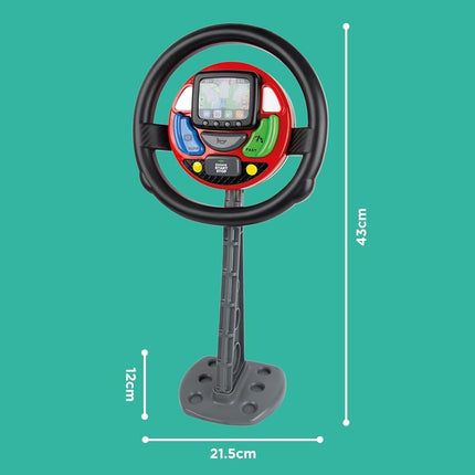 Casdon Sat Nav Steering Wheel | Toy Steering Wheel for Children Aged 3+ | Provides Endless Excitement with Spoken Commands and Motoring Sounds!
