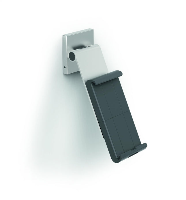 Support Mural pour Tablette en Aluminium Durable Pro - Fixation Universelle pour iPad, Samsung, Surface et Plus de 7 à 13 Pouces - Antivol et Rotation à 360° - Support Fixé au Bras