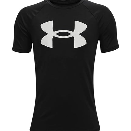 Under Armour Boys' UA Tech Big Logo SS, Sports T Shirt with Logo, Super-Soft Sportswear