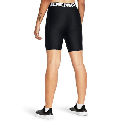 Under Armour Womens HeatGear 8'' Shorts Black XS