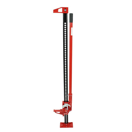 Garvee 60" High Lift Farm Jack, 6600LBS/3 Ton Heavy Duty Ratcheting Utility Jack, Red Off-Road Bumper Lift Jack for Trucks Jeeps Tractors SUVs, All-Terrain Vehicle Rescue & Farm Equipment Lifting