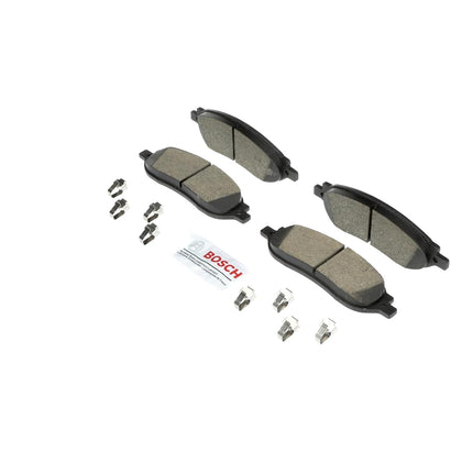 BOSCH BC1068 QuietCast Premium Ceramic Disc Brake Pad Set - Compatible with Select Ford F-150, F-250 Super Duty, F-350 Super Duty; REAR