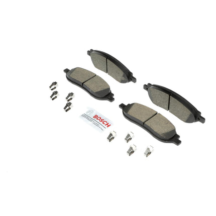BOSCH BC1068 QuietCast Premium Ceramic Disc Brake Pad Set - Compatible with Select Ford F-150, F-250 Super Duty, F-350 Super Duty; REAR