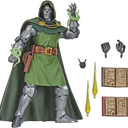 Marvel Vintage Series 6-inch Scale Dr. Doom Fantastic 4 Action Figure Toy, 10 Accessories, Marvel Super Hero Collectible Series, Ages 4 and Up