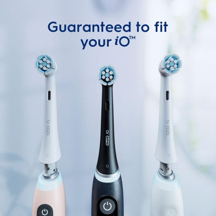 Oral-B iO Series Gentle Care Replacment Brush Head Series Electric Toothbrushes, White, 4 Count