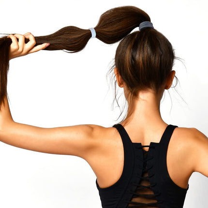 Scunci Gomas para el Pelo, Negras 14 unidades