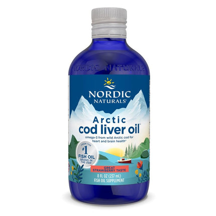 Nordic Naturals Arctic Cod Liver Oil, Strawberry, 