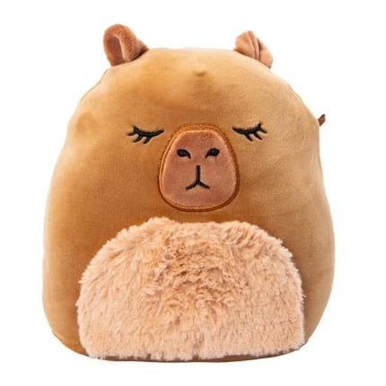 Squishmallows 7.5"" Lijjian el carpincho, mediano, marrón