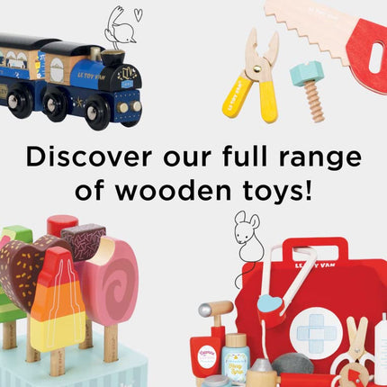 Le Toy Van Noah's Great Ark Premium Wooden Toys for Kids Ages 3 Years & Up