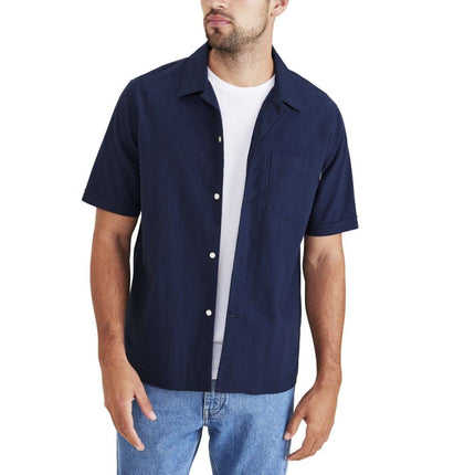 Dockers Men's Regular Fit Short Sleeve Camp Collar
