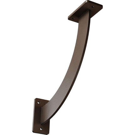 Ekena Millwork BKTM02X11X11BRHBR 2 inch W x 11 inch D x 11 inch H Bradford Steel Bracket, Hammered Brown