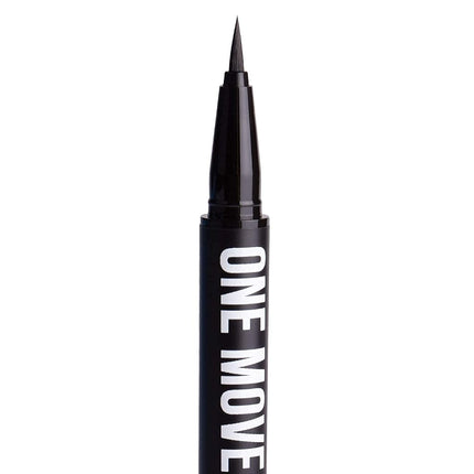 INGLOT One Move Liquid Eyeliner | Black Gel Liner | Liquid Form | Waterproof | Quick-Drying | Smudge Proof | High Pigmentation | Vegan
