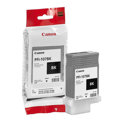 Canon PFI-107 BK PFI107 Inkjet Cartridge