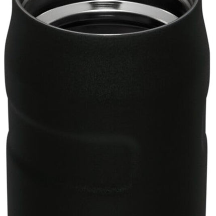 Stanley IceFlow Cap and Carry+ Botella de agua 24 oz | Tapa giratoria de boca ancha | Ligera y a prueba de fugas para viajes y gimnasio | Acero inoxidable aislado | Sin BPA | Negro