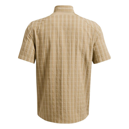 Under Armour Men's Drift Tide 2.0 Plaid Short-Sleeve T-Shirt, (263) Camel / / Coyote, Medium