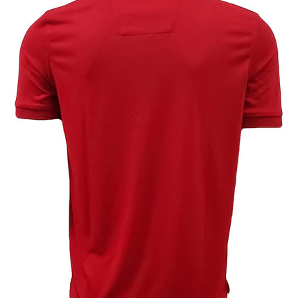 Polo de rendimiento Nautica Nav Tech para hombre (pequeño, rojo Nautica)