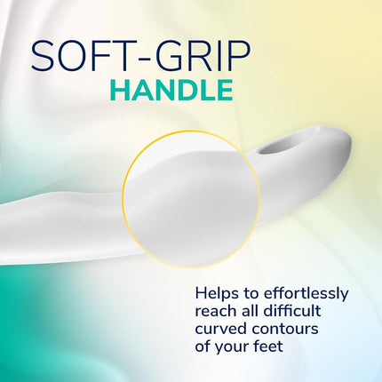 Dr. Scholl's Nano Glass Foot File - Hard Skin Remover, Durable Foot Scrubber, Soft Smooth Feet
