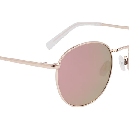 NAUTICA Unisex Adult Sunglasses N100SP - Rose Gold with Rose Gold Mirror Polarized Lens