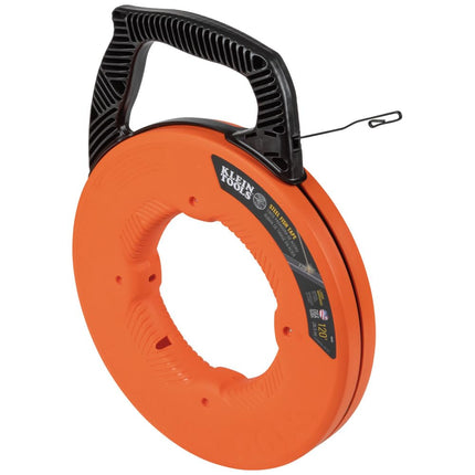 Fish Tape, Steel Wire Puller with Double Loop Tip,