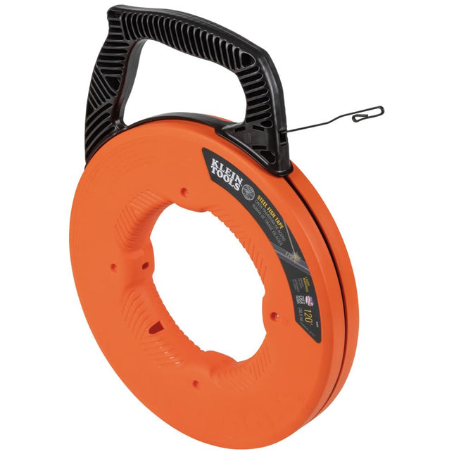 Fish Tape, Steel Wire Puller with Double Loop Tip,