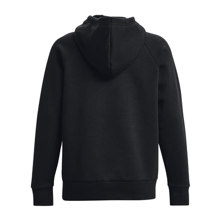 Under Armour Women's UA Rival Fleece Hoodie Shirt Black / / White