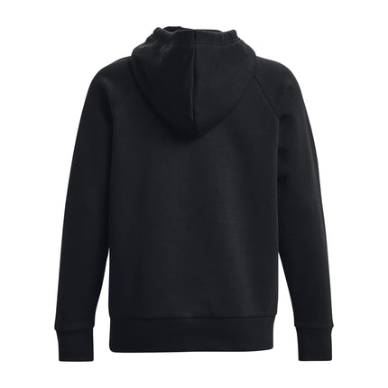Under Armour Women's UA Rival Fleece Hoodie Shirt Black / / White