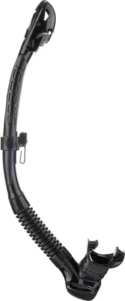 Cressi Alpha Ultra Dry Snorkel - Total Black