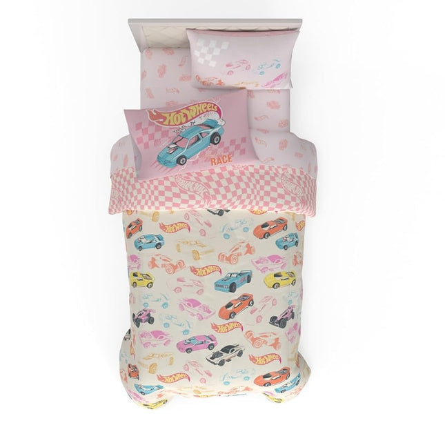 Hot Wheels Girls Kids Bedding Super Soft Comforter