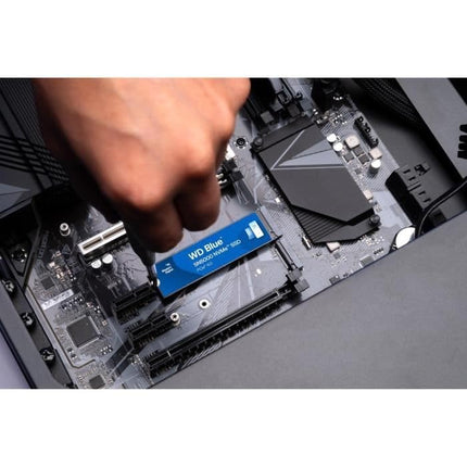 WD Blue SN5000 4TB SSD, M.2 2280 NVMe SSD, Read speeds up to 5500 MB/s, PCIe Gen4, nCache Technology, Free Acronis True Image data migration software, Internal solid state drive.