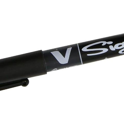 Pilot V Sign Pen Liquid Ink 2.0 mm Tip - Black, Box of 12