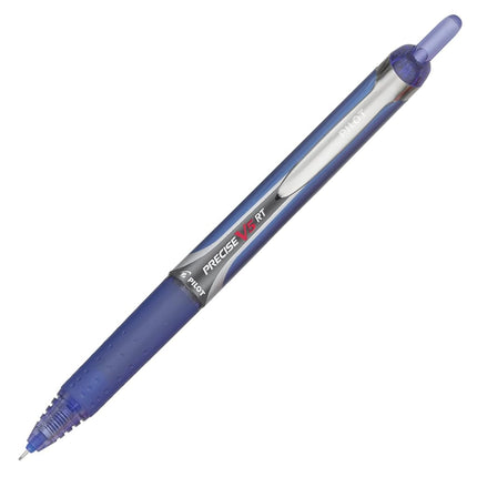 Pilot Precise V5 RT Refillable & Retractable Liquid Ink Rolling Ball Pens, Extra Fine Point (0.5mm) Blue Ink, 12-Pack (26063)