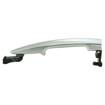 TRQ Rear Outside Exterior Door Handle Chrome LH Driver Side or RH Passenger Side Compatible with 2013-2018 Nissan Leaf / 2009-2014 Maxima / 2009-2014 Murano / 2013-2018 Sentra