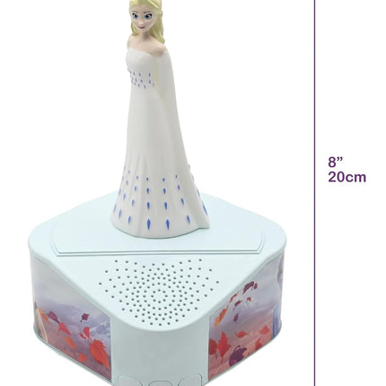 Lexibook, Frozen BTD80FZ 5.0 Bluetooth USB Type C Port Speaker with Light Up Figure