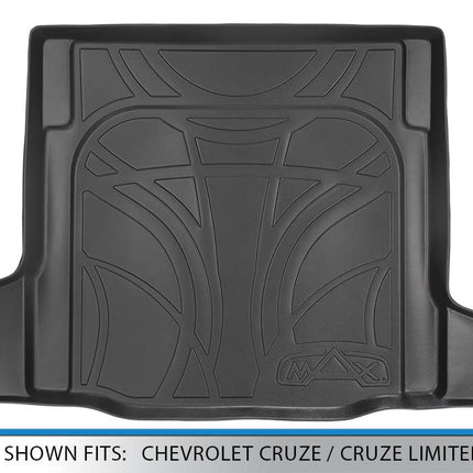 SMARTLINER Tapis de coffre sur mesure tous temps noir pour Chevrolet Cruze 2011-2015 / Cruze Limited 2016