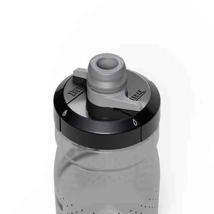 Camelbak PODIUM 710 ml – bike bottle – lightweight and compact – self-sealing cap – easy handling – leak-proof – fits in bottle holder – Smoke, size: OS