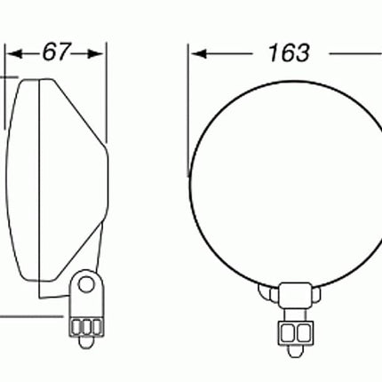 Hella 005750991 500 Series Black Magic Driving Lamp Kit