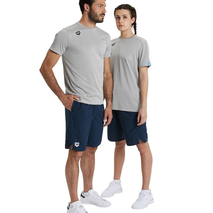 Arena Solid T-Shirt Medium Grey Heather XS