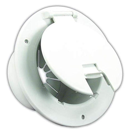 JR Products 541-2-A Polar White Deluxe Round Elect