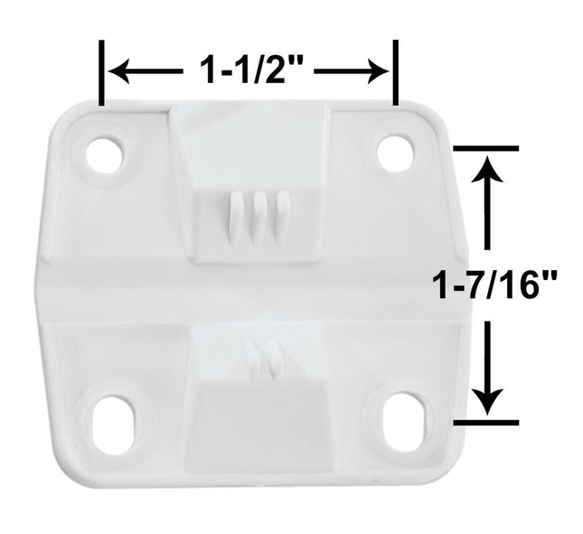 Coleman Cooler Replacement Hinges (2-Pack), Perfect Fix for Damaged Hinges, Includes 2 Durable Plastic Hinges & 8 Mounting Screws, Suitable for Assorted Cooler Models